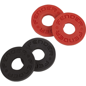 Fender Strap Blocks - Set of 4 (2 Black, 2 Red)