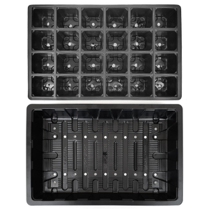 Full Size Seed Trays (Optional Lids & Cell Packs) - Full Size Tray & 24 Cell Pack, 10