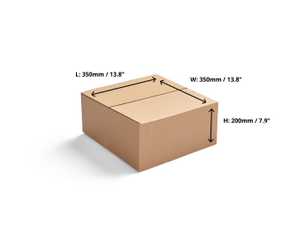 Double Wall Cardboard Boxes - 350 x 350 x 200mm - 15 Boxes