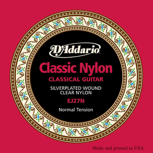 D'Addario EJ27N Student Nylon Classical Guitar Strings (Normal Tension)