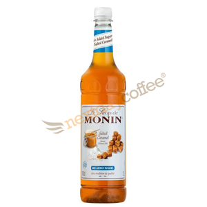 MONIN Salted Caramel No Added Sugar Syrup (1 Litre)
