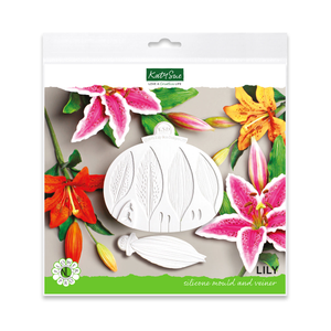 Flower Pro Lily Silicone Mould & Veiner