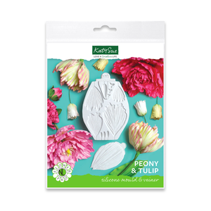 Flower Pro Peony & Tulip Silicone Mould & Veiner