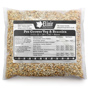 ProGrower Veg & Brassica Blended Quick-Release Top Dressing (15.5-0-0+18%CaO) - Polythene Bag, 2kg