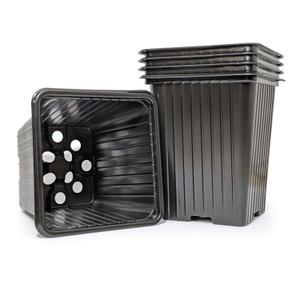 Square Thermoformed Seedling/Nursery Pots (7cm (0.25L) & 9cm (0.75L) Sizes) - 9cm, 40