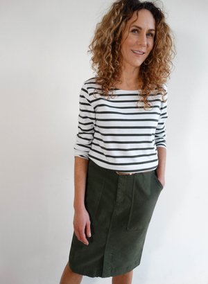 Mahlia Skirt - 10 (UK Size 10) / Khaki