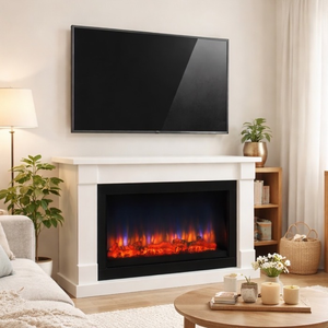 Suncrest Bradbury 48" Electric Fireplace Suite