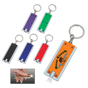 LED  Light Key Chain -  Rectangular