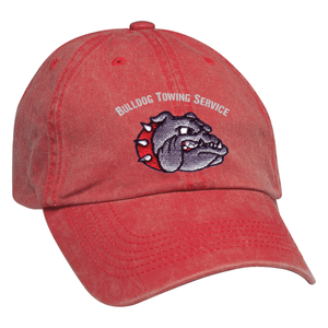 Embroidered  Washed  Cap