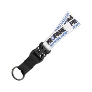 3/4  in. Dye-Sublimated Multicolor Lanyard with Slide-Buckle Release and  Split-ring