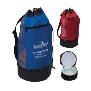Beach  Bag with Insulated Lower  Compartment