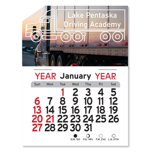 Peel-N-Stick®  Calendar - Semi  Truck