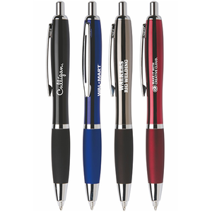 Santorini  Flashlight LED Pen - Blue  Ink
