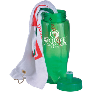 Golf  Towel in a  Bottle
