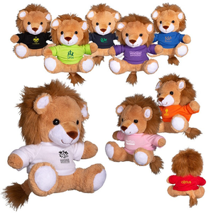 Plush Lion with T-Shirt - 7"