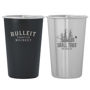 Dubliner  Stainless Steel Pint Glass  Cup