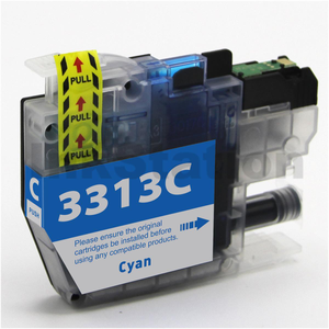 Compatible Brother LC-3313C Cyan Ink Cartridge - 400 pages (High Yield of Brother LC-3311C)