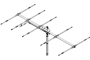 Sirio SY50-5 Element 6m VHF Base Station Antenna.