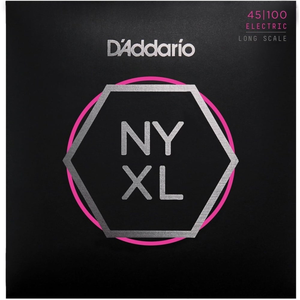 D'Addario NYXL45100 Nickel Wound Bass Guitar Strings - Light Long Scale (45-100)