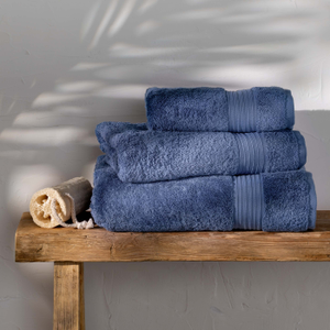 Dusky Blue Egyptian Cotton Towel Bale