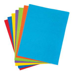 Regenboogkleuren knutselvilt