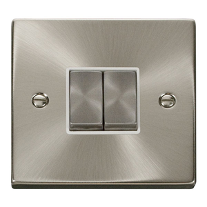 Click Deco 2G 2 Way 10AX Ingot Switch (VPSC412WH)
