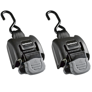 G2 Retractable Ratcheting Transom Tie-Down 2 Pack, 43 inch