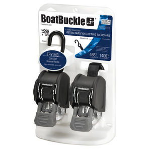 Mini G3 Retractable Transom Tie-Down, pack of 2