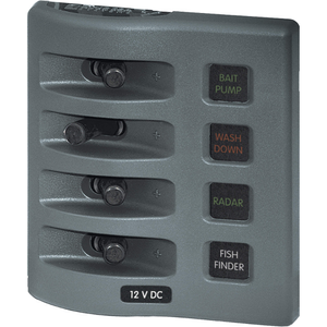 WeatherDeck 4-Position Fuse Panel | Blue Sea 4304