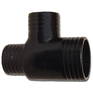 3 x 3 x 4 inch T-Exhaust Fitting