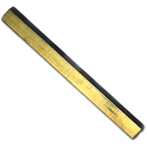 5/16 inch x 1 foot Brass Shaft Keystock | Buck Algonquin KEYS31X1FT