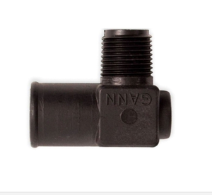 Nylon Elbow Fitting 1/2 NPT by 1 Inch Hose