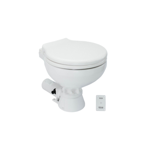 Aqua T Standard Electric Toilet with Compact Bowl, 12V - Raw Water