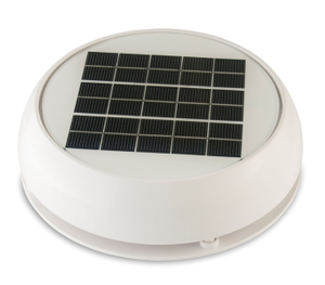 3 inch White Day/Night Solar Vent