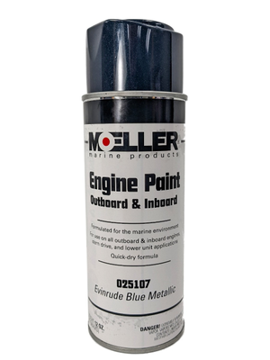 Evinrude Blue Metallic Engine Spray Paint, 12oz