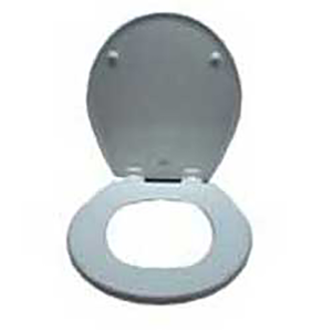 White Slow-Close Seat & Cover