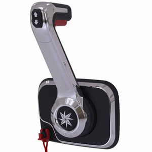 Xtreme Side-Mount Chrome Control with Engine Cut-Off & Trim Switch