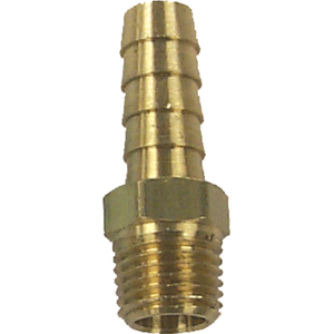 1/4 MNPT x 3/8 inch Hose Barb Brass Fitting