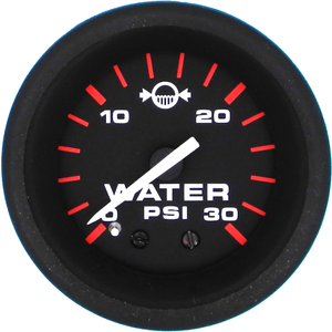 Amega Series Water Pressure Gauge - 0-30 PSI