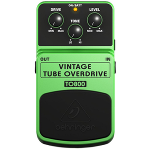 Behringer Vintage Tube Overdrive TO800 Vintage Overdrive Effects Pedal