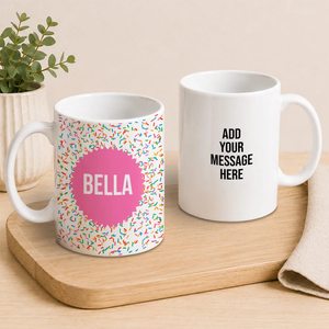 Pink Confetti Coffee Mug