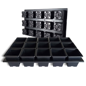 Square Pots & Carry Trays | 7cm (0.25L), 9cm (0.75L) & 11cm (1L) Sizes - 7cm, 10