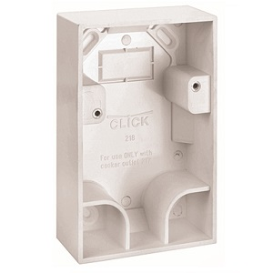 Click PRW218 Polar 35mm Deep Pattress Box to Fit PRW217