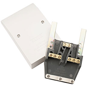 Click PRW217 Polar 45A Easyfit Dual Appliance Cooker Cable Connection Outlet Plate White