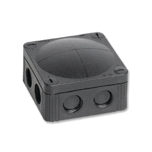 Wiska 10060581 Combi 308 85mmx85mmx51mm Empty Junction Box Black