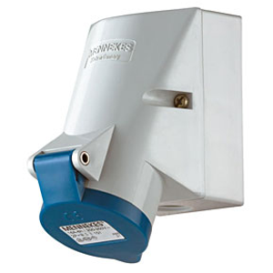 Mennekes 101 16A 2P+E (3 Pin) 230v IP44 Wall Socket