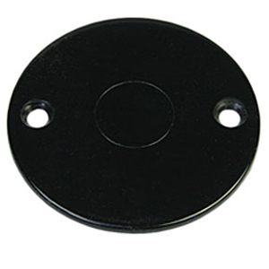 PVC Box Lid Round Black