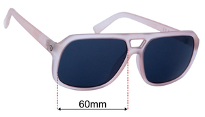 Sunglass Fix Replacement Lenses for Electric Dude - 60mm Wide