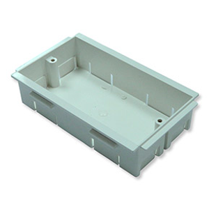 Falcon Merlin FSB2 2 Gang Socket Back Box 35mm To Fit Merlin Dado / Skirting Trunking