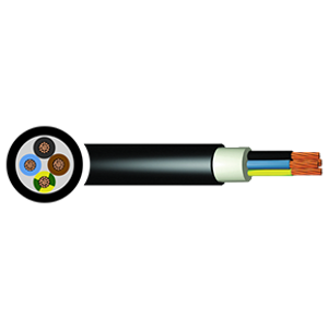 NYY-J IEC60502-1 VDE 0276-603 1.5mm² 4 Core PVC Cable